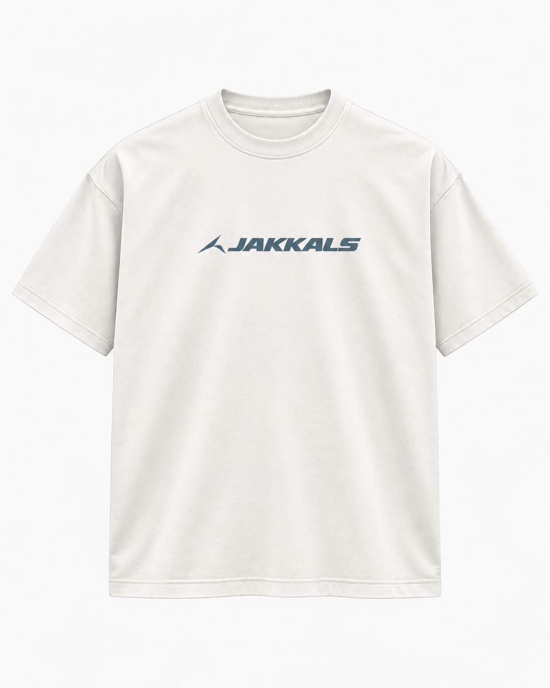 The Logo Tee in Off White, front