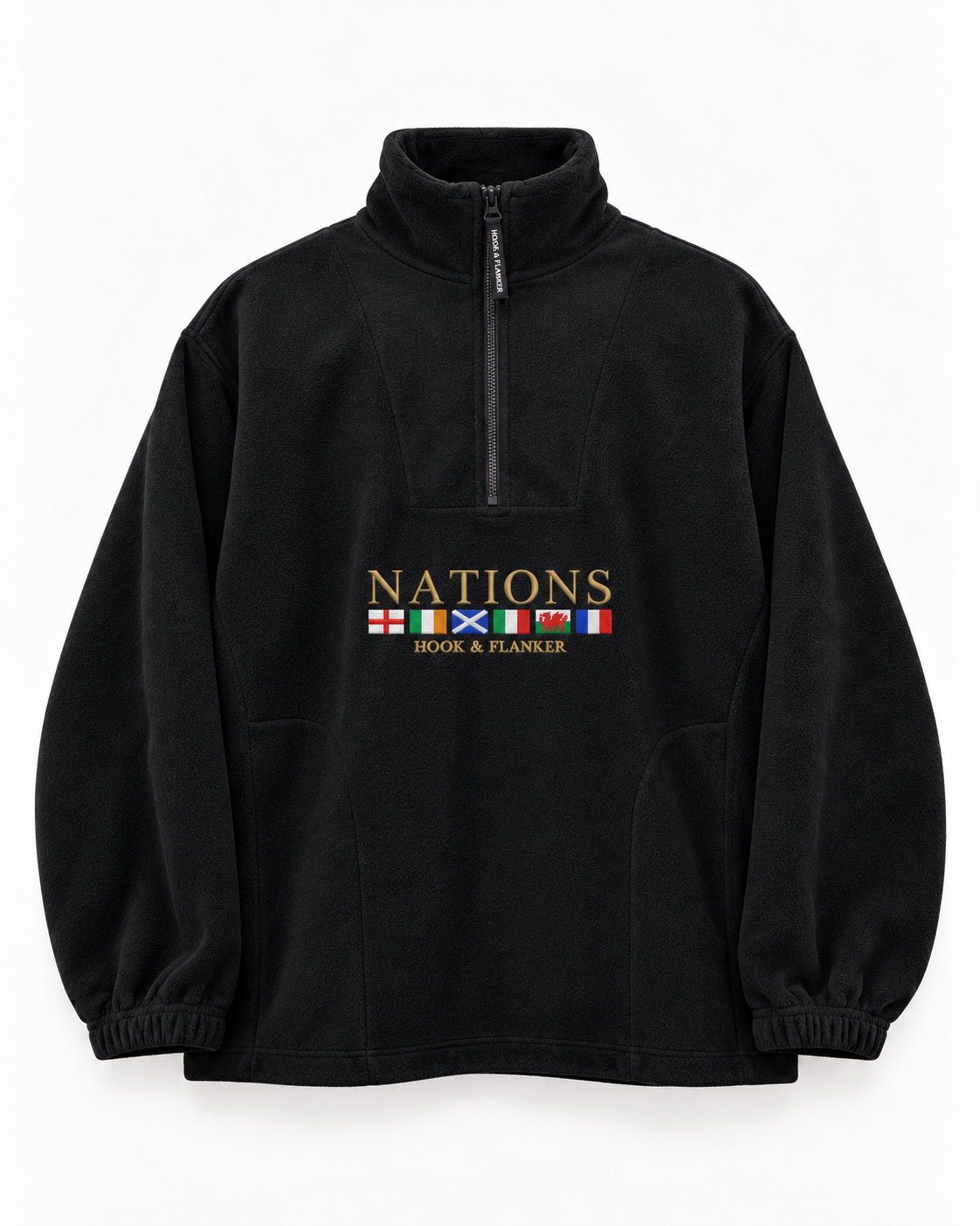 The Nations Fleece in Black