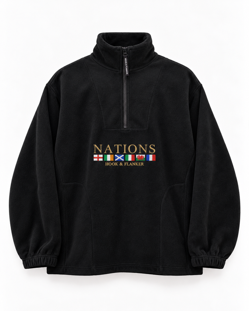 The Nations Fleece in Black